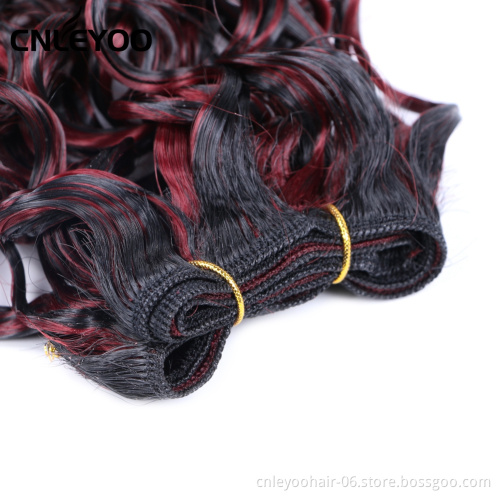 Special wholesale high quality bundled 8 inch synthetic fiber braided curly headband wig